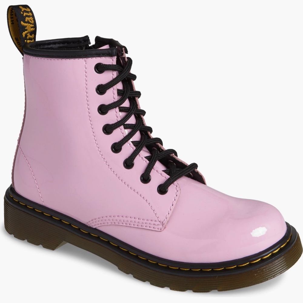 Girls Dr.Martens 1460 Boot Pale Pink. Like new 🌸 size 3.
